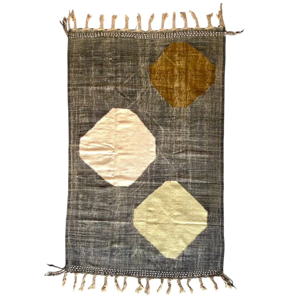 Tapis berbère Kilim n°3215 - Pierre - 261 x 164 cm