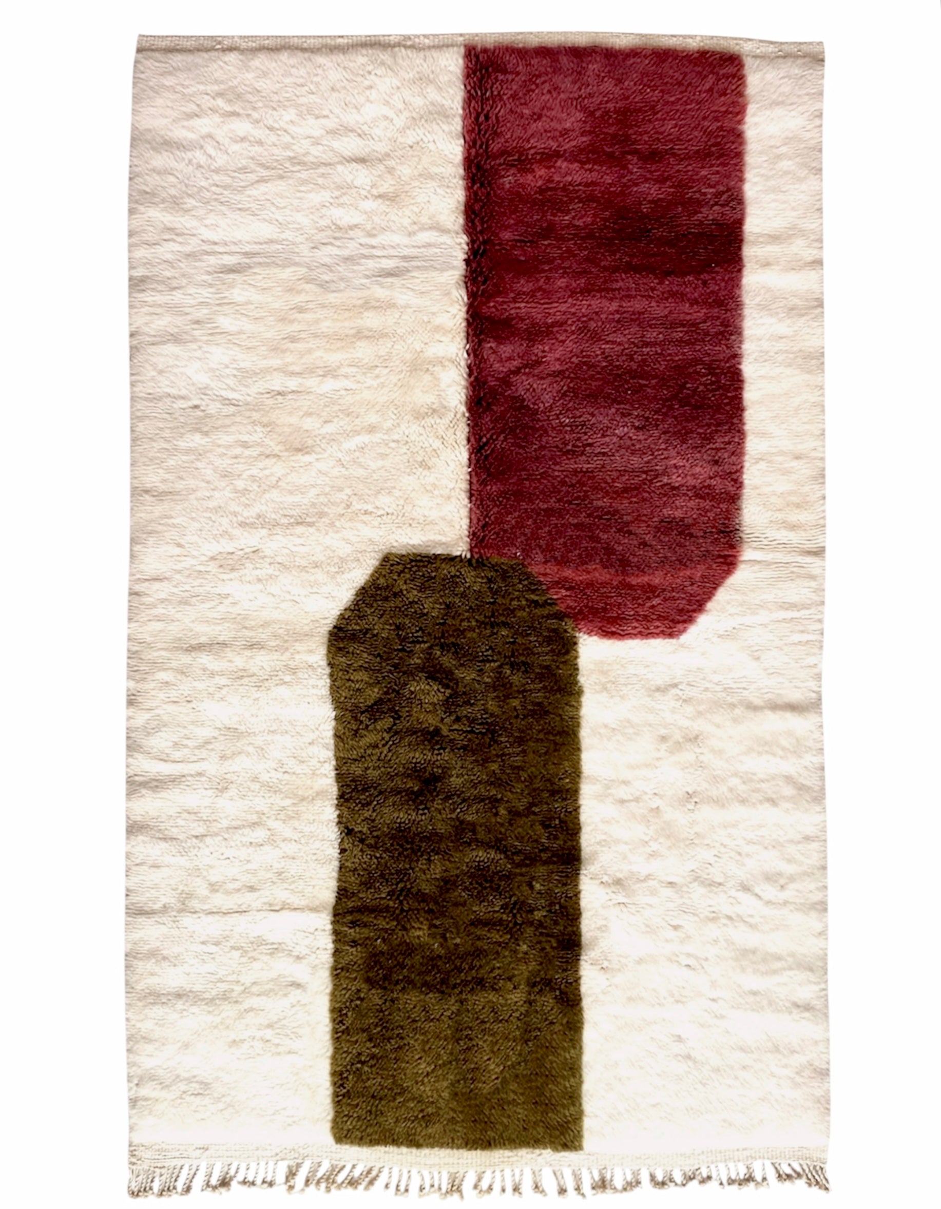 Berber Mrirt rug no. 3265 - Mahogany - 248 x 153 cm