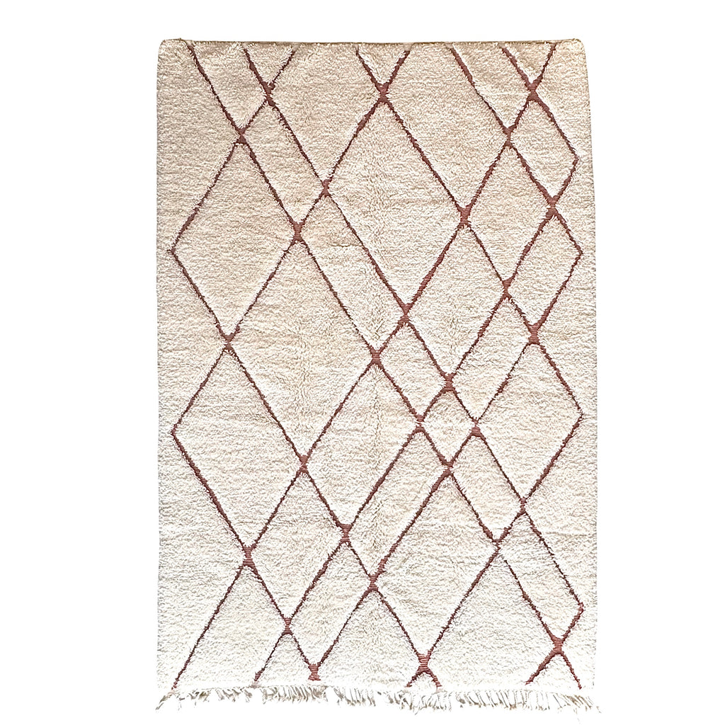 Berber Beni Ouarain Rug No. 3295 - Eclipse - 296 x 200 cm