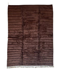 NEW ! Tapis berbère Mrirt n°3324 -  Chocolat - 341 x 250 cm