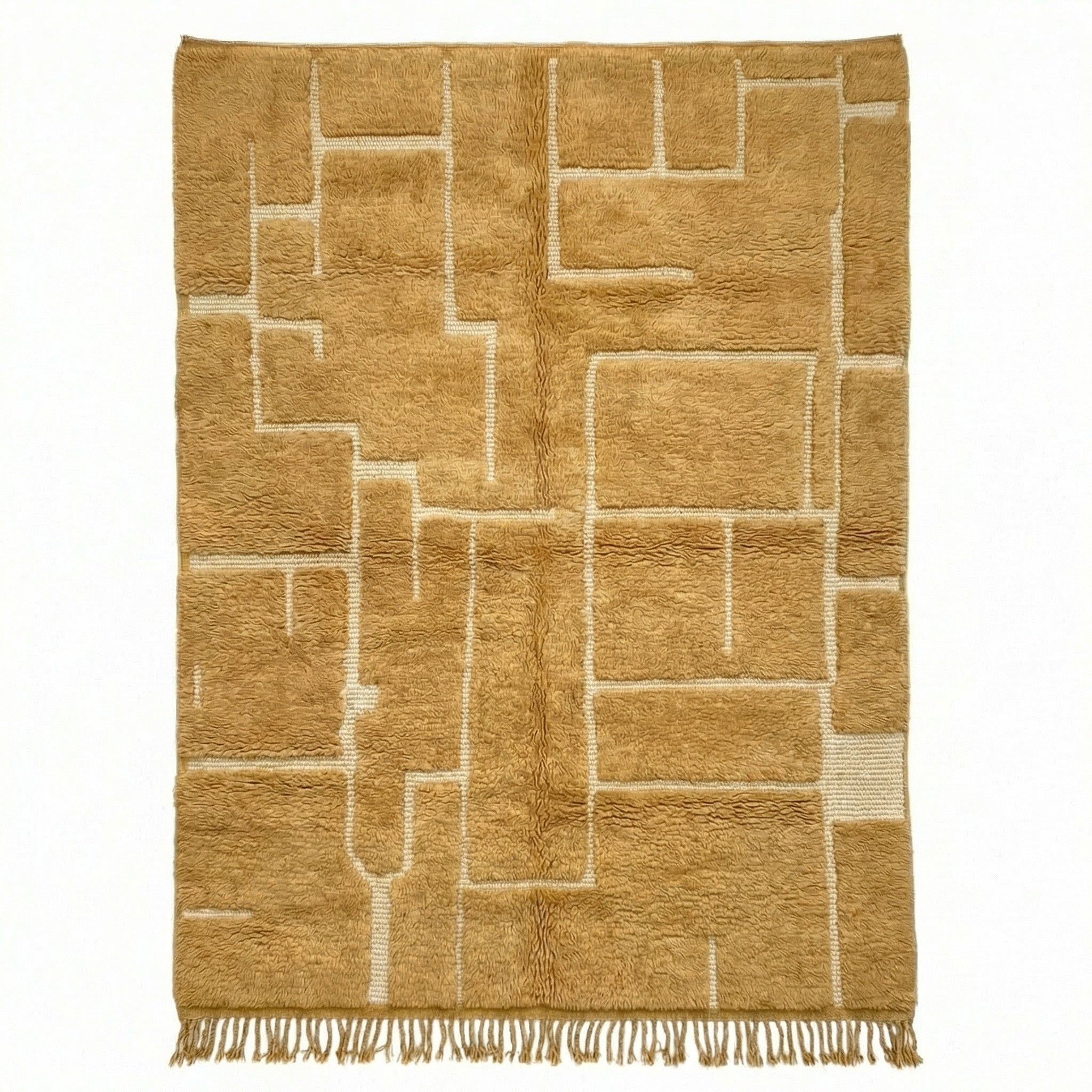 Berber Mrirt rug no. 3246 - Bamboo - 256 x 241 cm