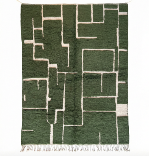 Berber Mrirt rug no. 3246 - Bamboo - 256 x 241 cm