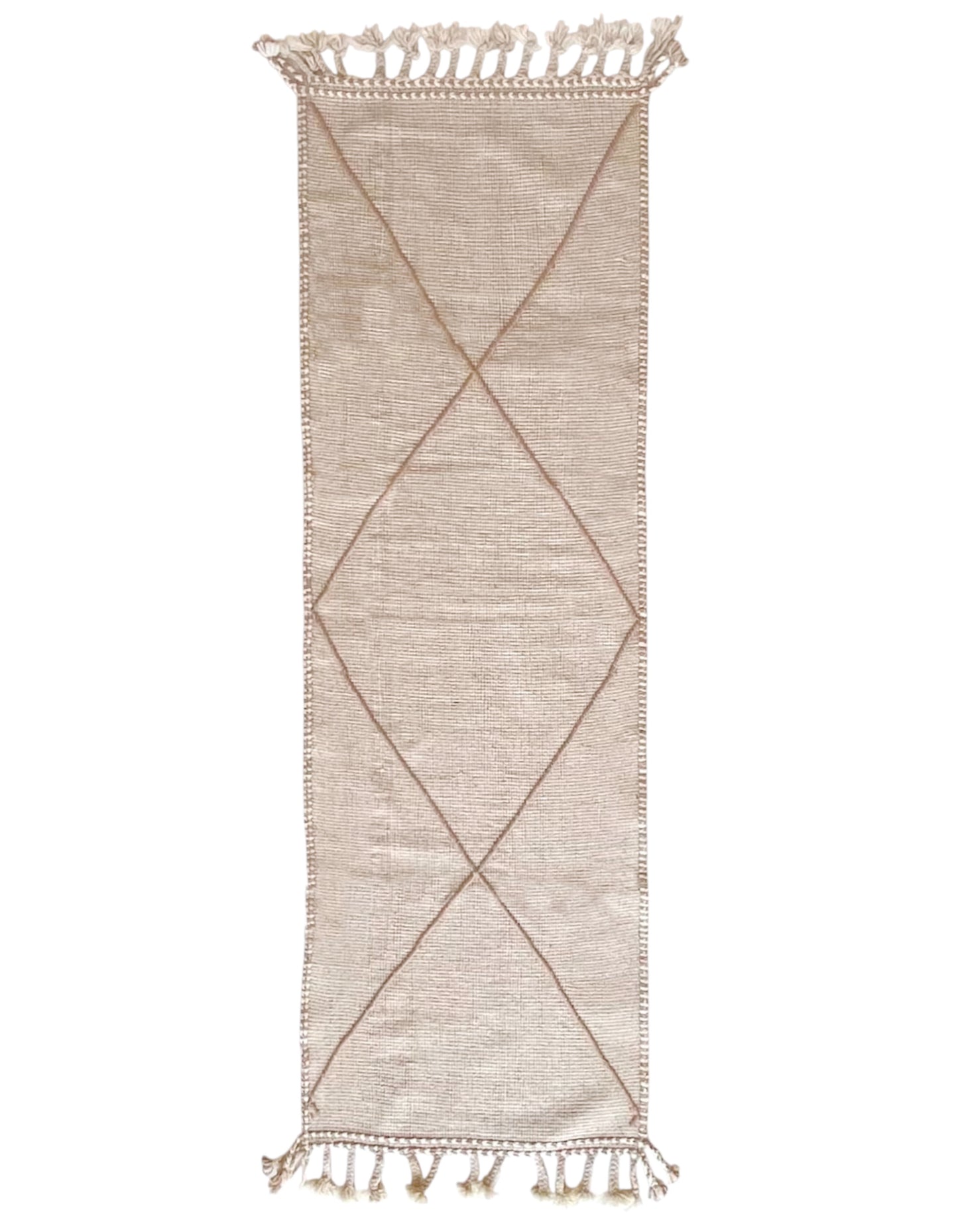 Tapis berbère couloir n°3235 - Trace - 250 x 79 cm
