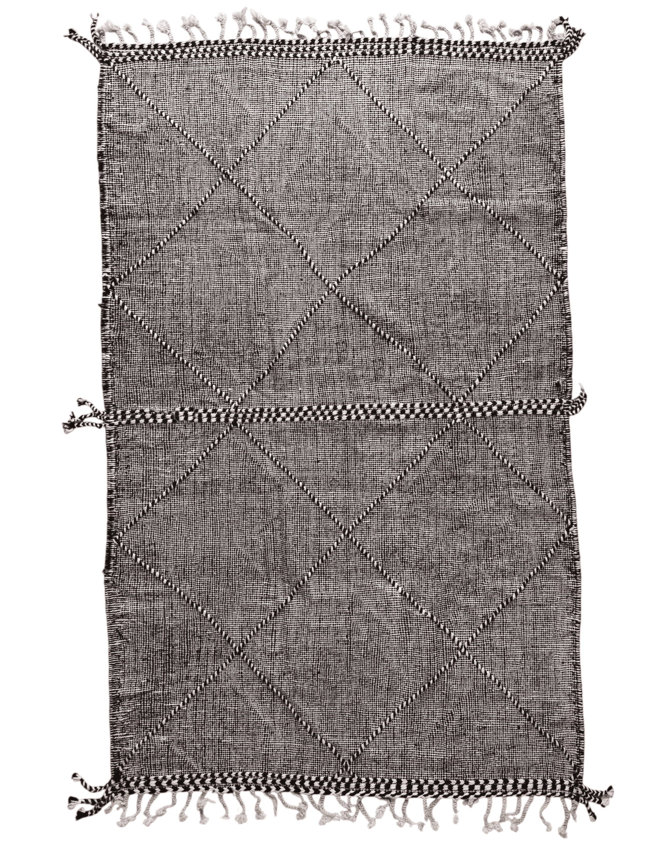 Tapis berbère Zanafi n°3228 - Shadow - 303 x 185 cm