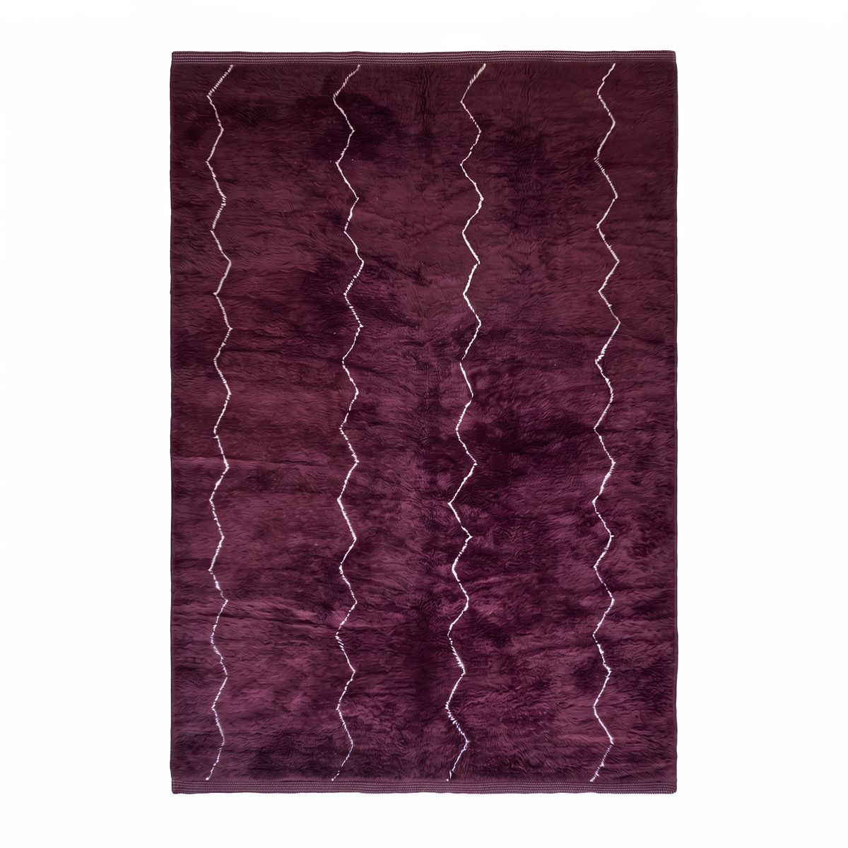 Tapis berbère Mrirt n°3345 - Berry - 300 x 199 cm