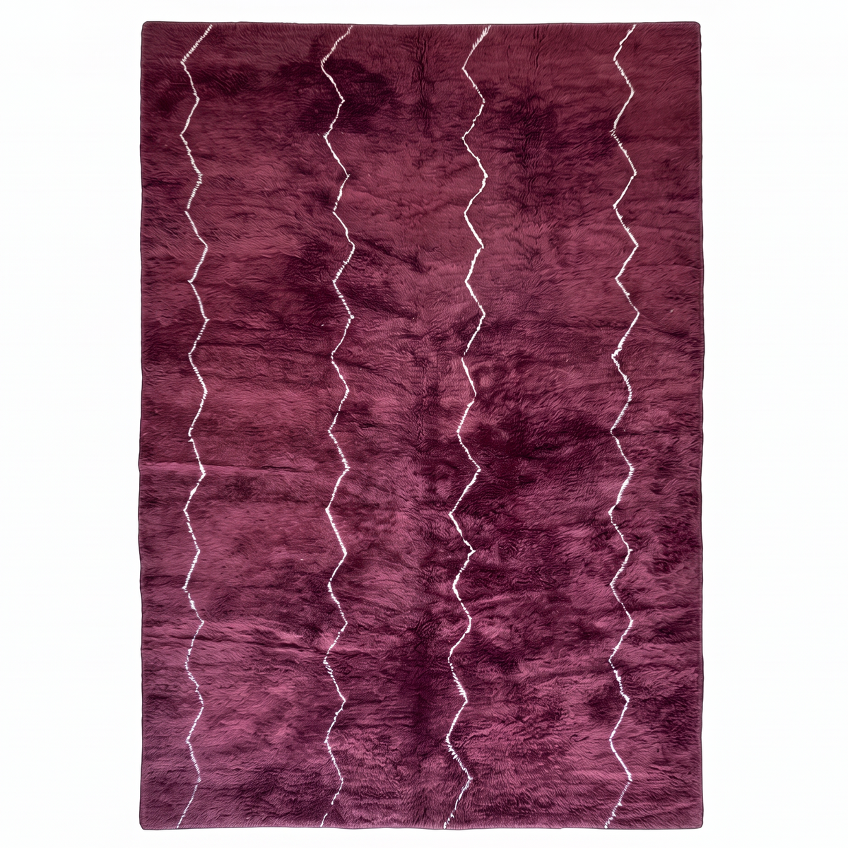 Tapis berbère Mrirt n°3345 - Berry - 300 x 199 cm