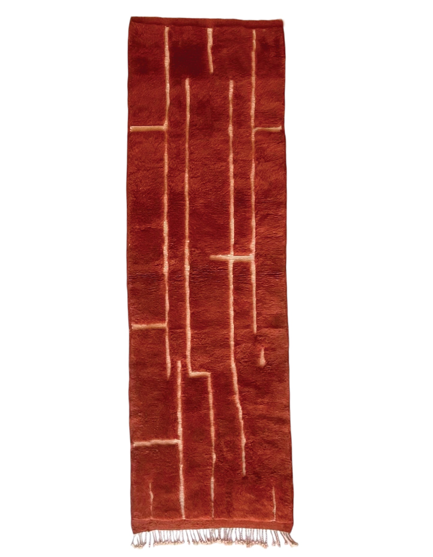 Tapis berbère couloir n°3243 - Sienna - 296 x 90 cm