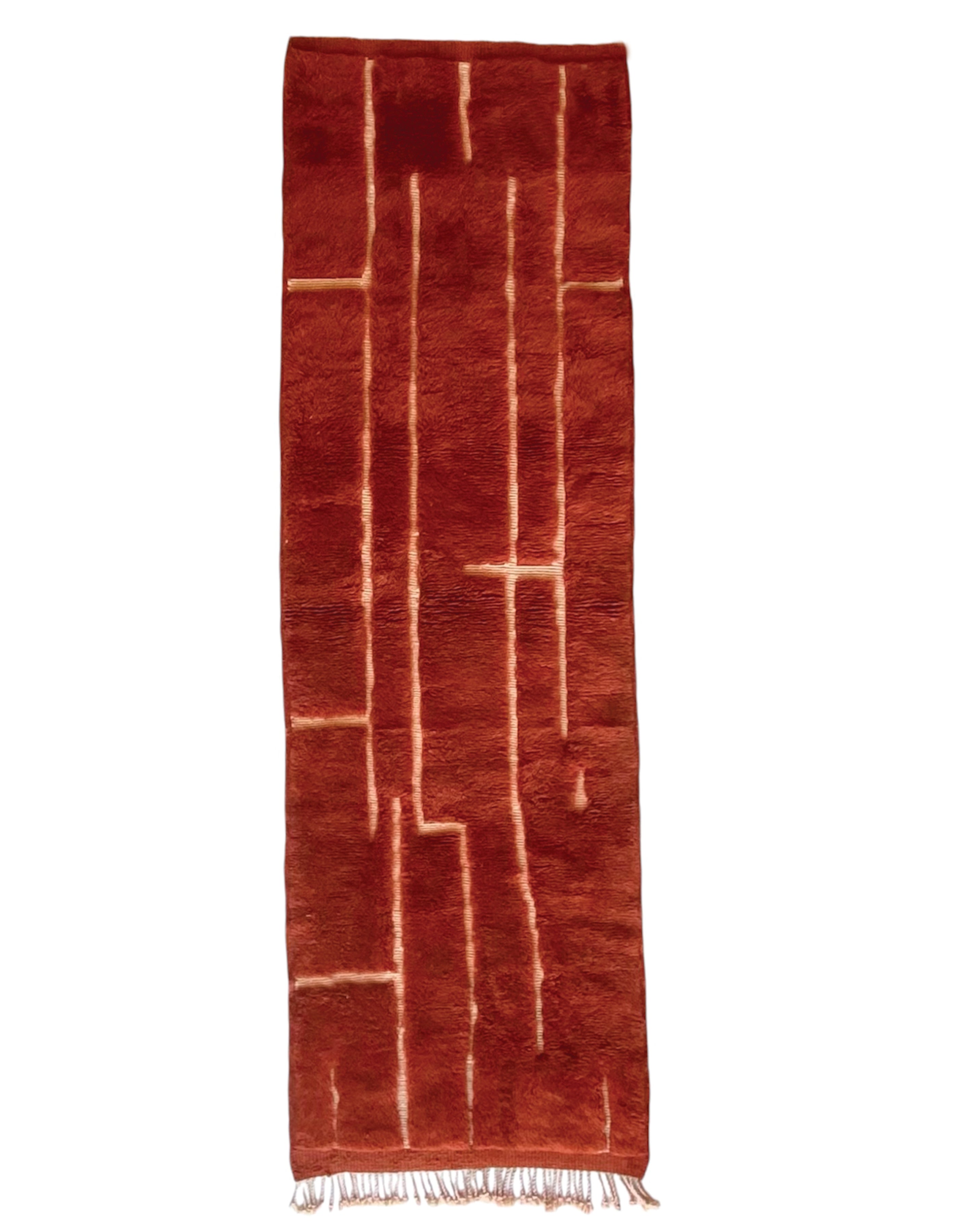 Tapis berbère couloir n°3243 - Sienna - 296 x 90 cm
