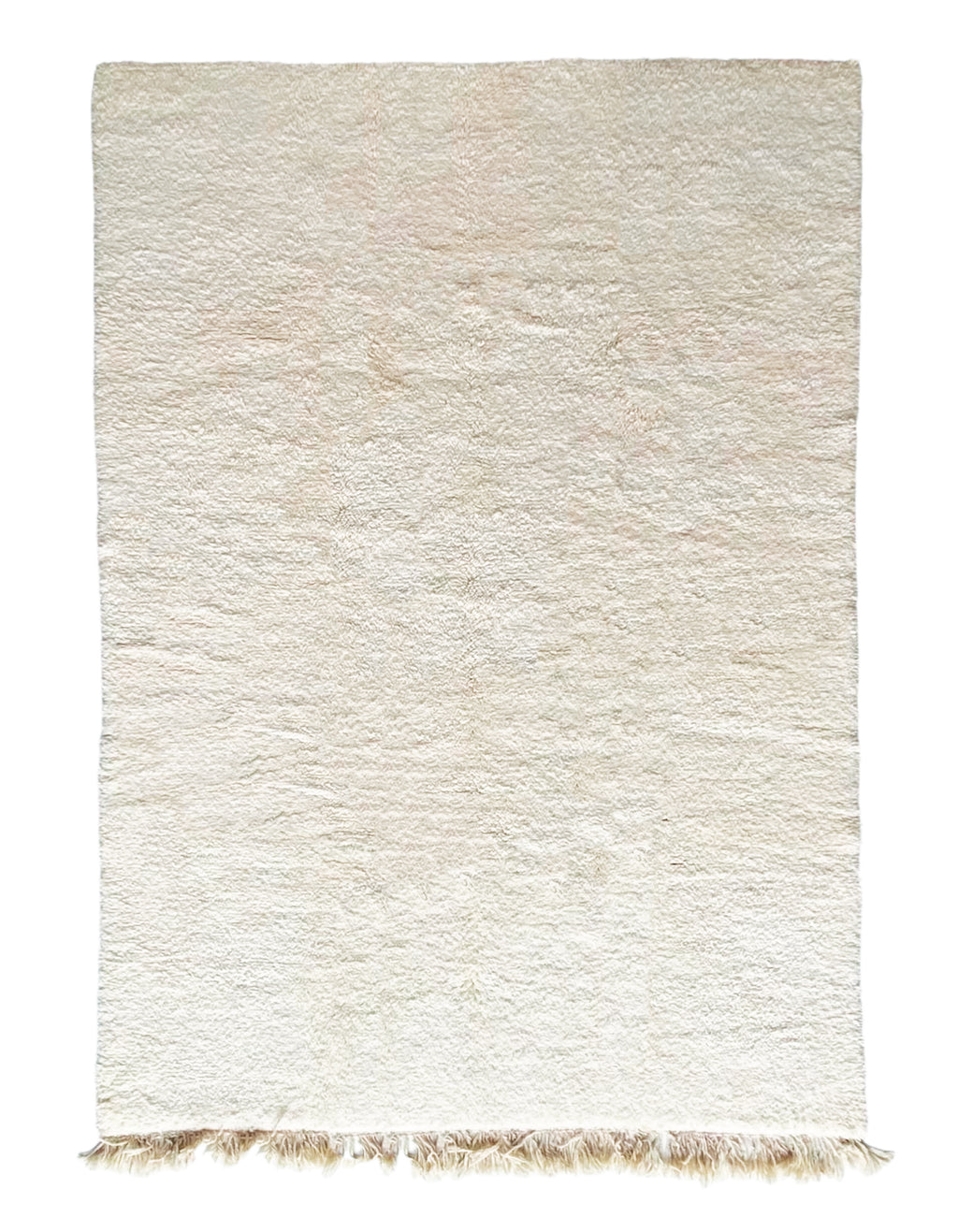 Beni Ouarain Berber rug n°3257 - White flag GM - 298 x 211 cm