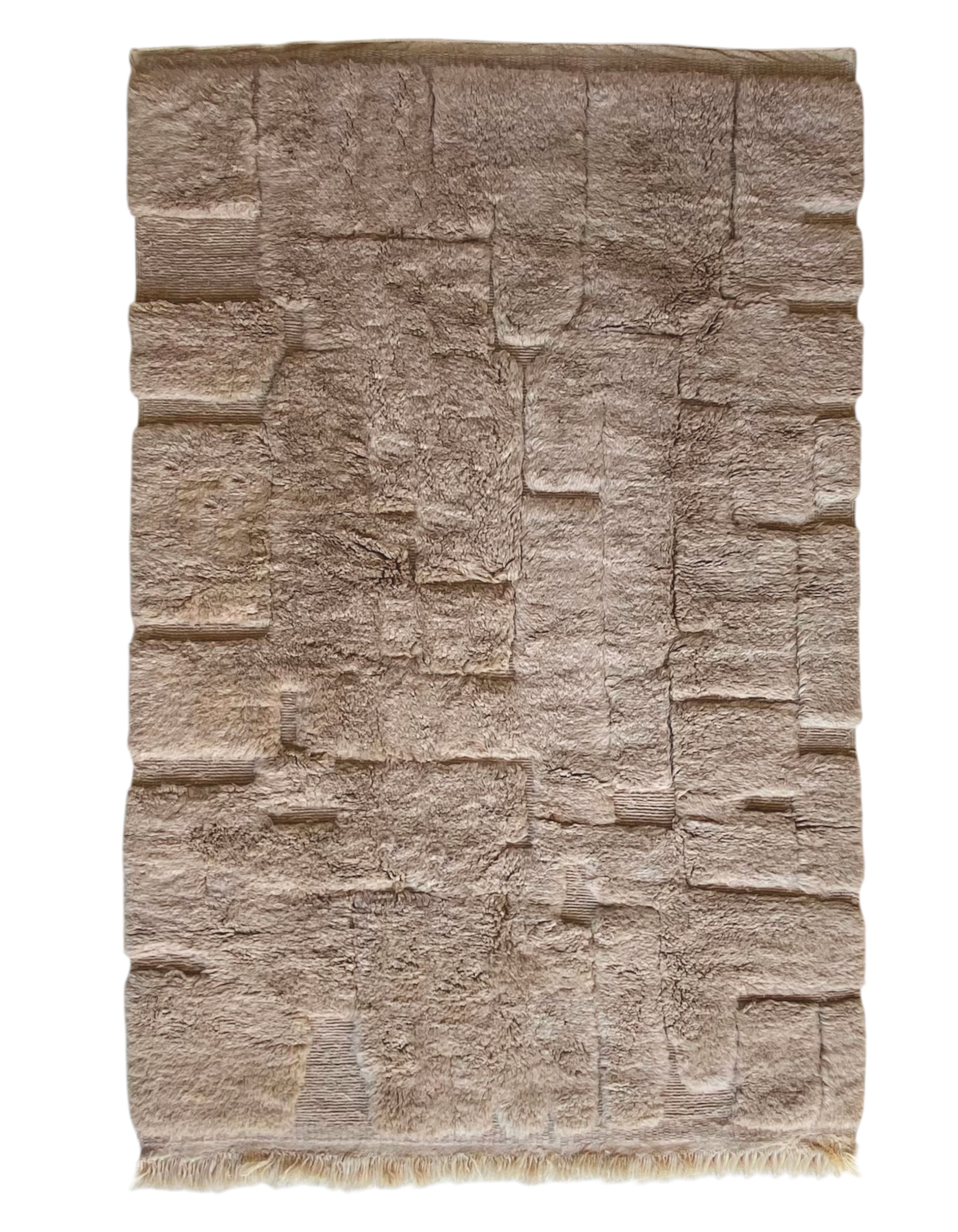 Tapis berbère Mrirt n°3240 - Wooly - 316 x 210 cm