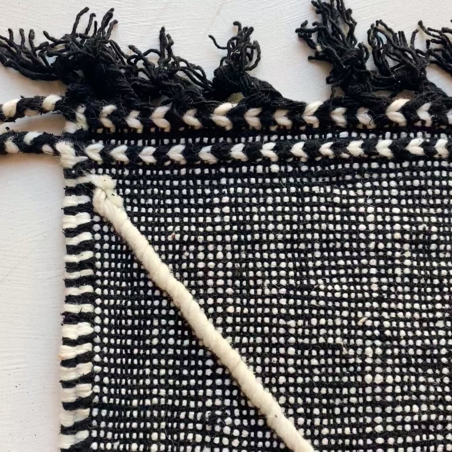 Tapis berbère Kilim n°3239 - Night - 240 x 154 cm