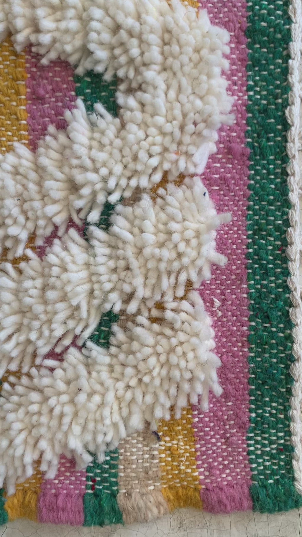 Tapis berbère couloir n°2946 - Marée - 294 x 73 cm