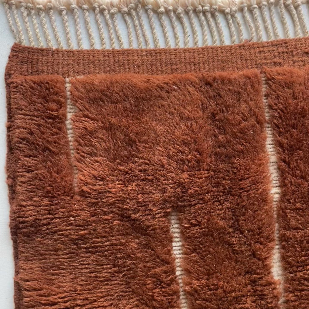 Tapis berbère couloir n°3243 - Sienna - 296 x 90 cm