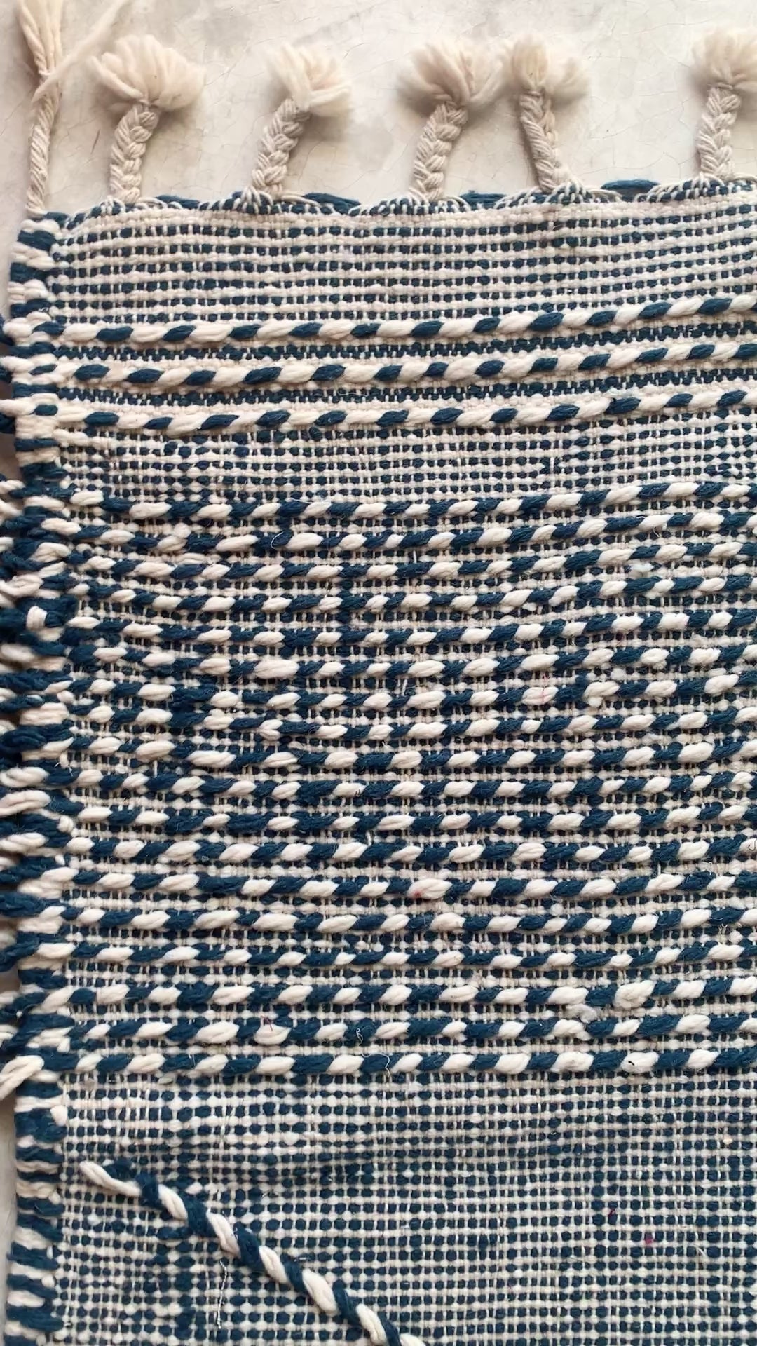 Zanafi Berber rug n°2703 - Petrol - 299 x 201 cm