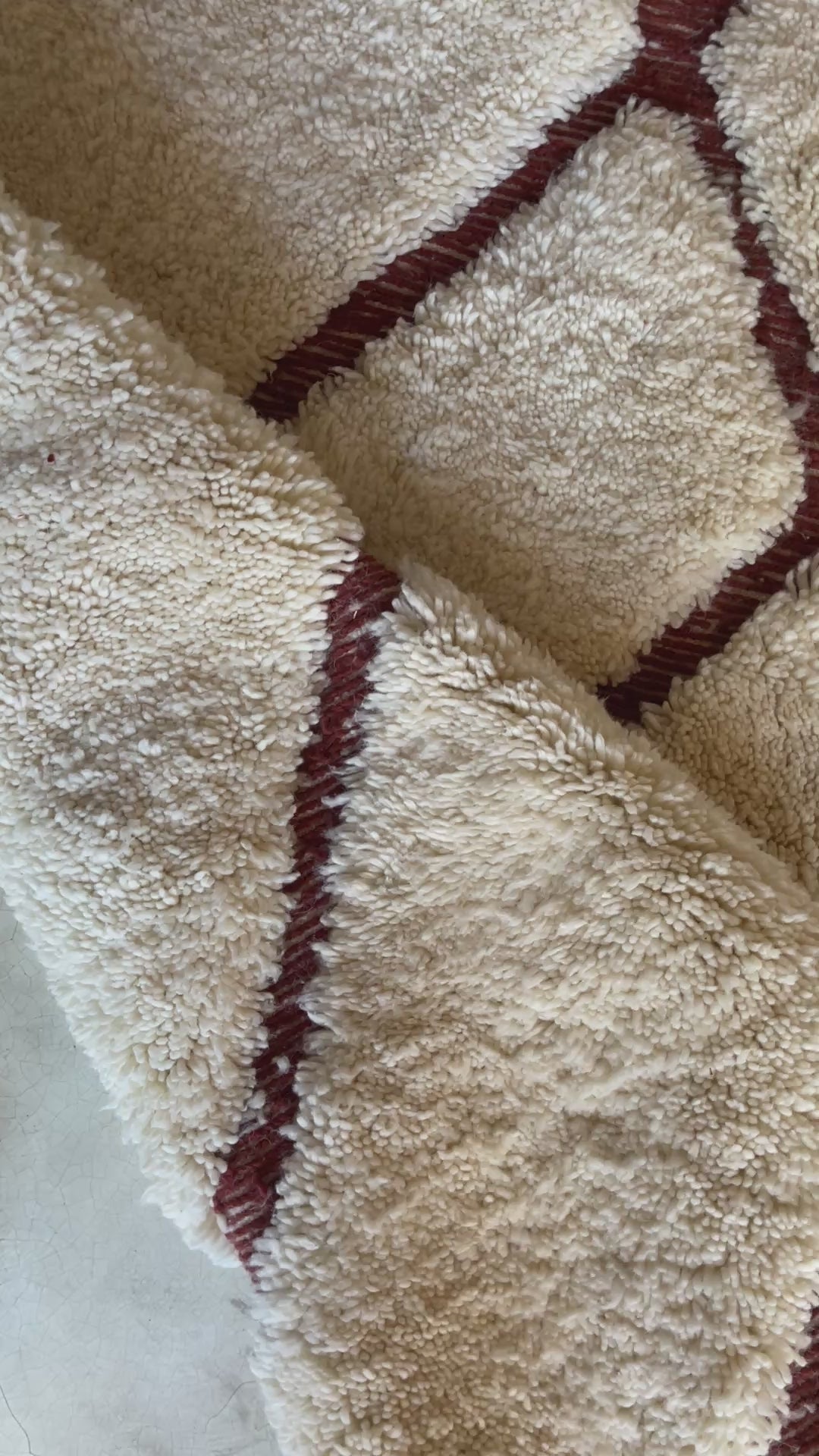 Berber Beni Ouarain rug #3076 - Terracotta
