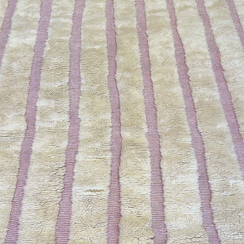 Tapis berbère Mrirt n°2553 - Ruban - 320 x 218 cm