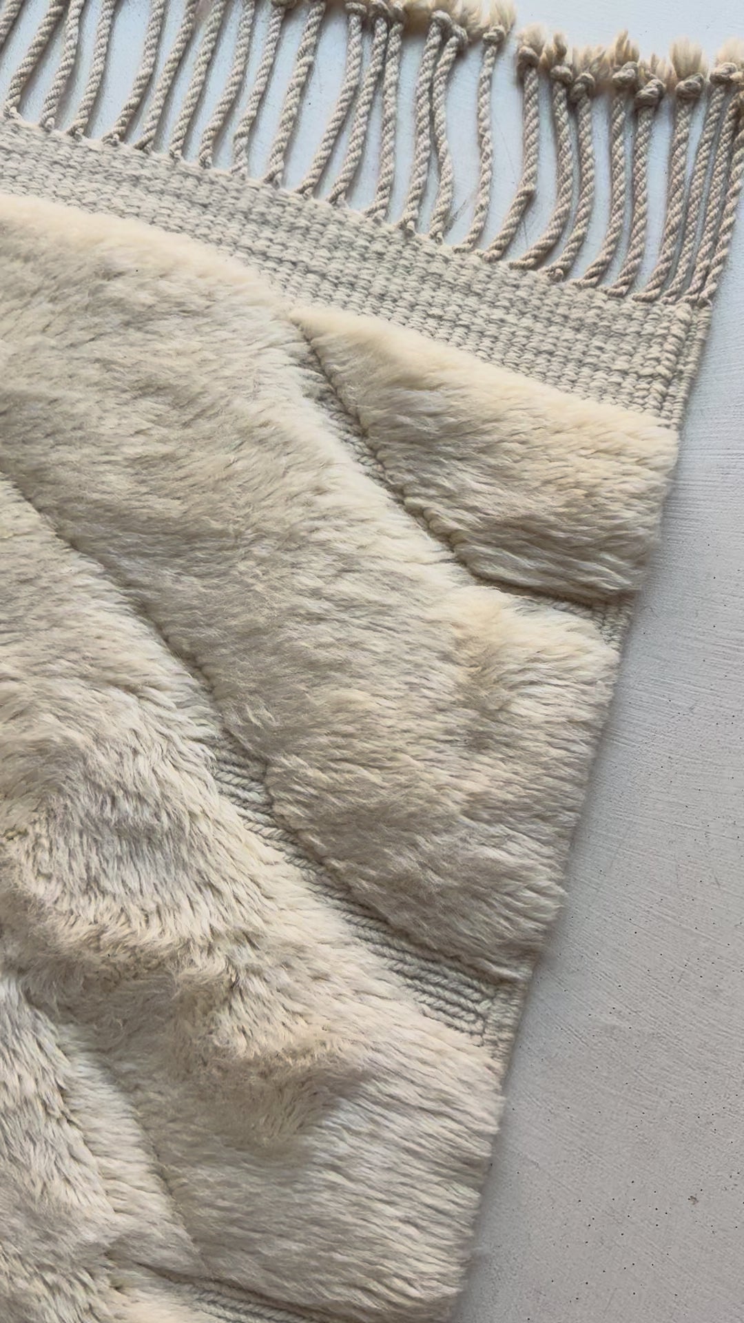 Tapis berbère Mrirt n°3386 - Chantilly - 355 x 255 cm