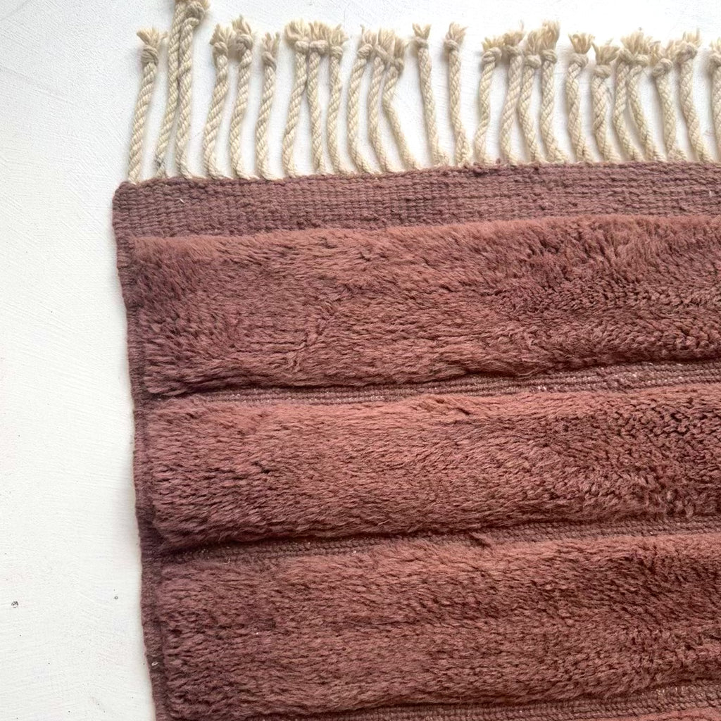 Tapis berbère Mrirt n°3346 - Amber - 340 x 236 cm
