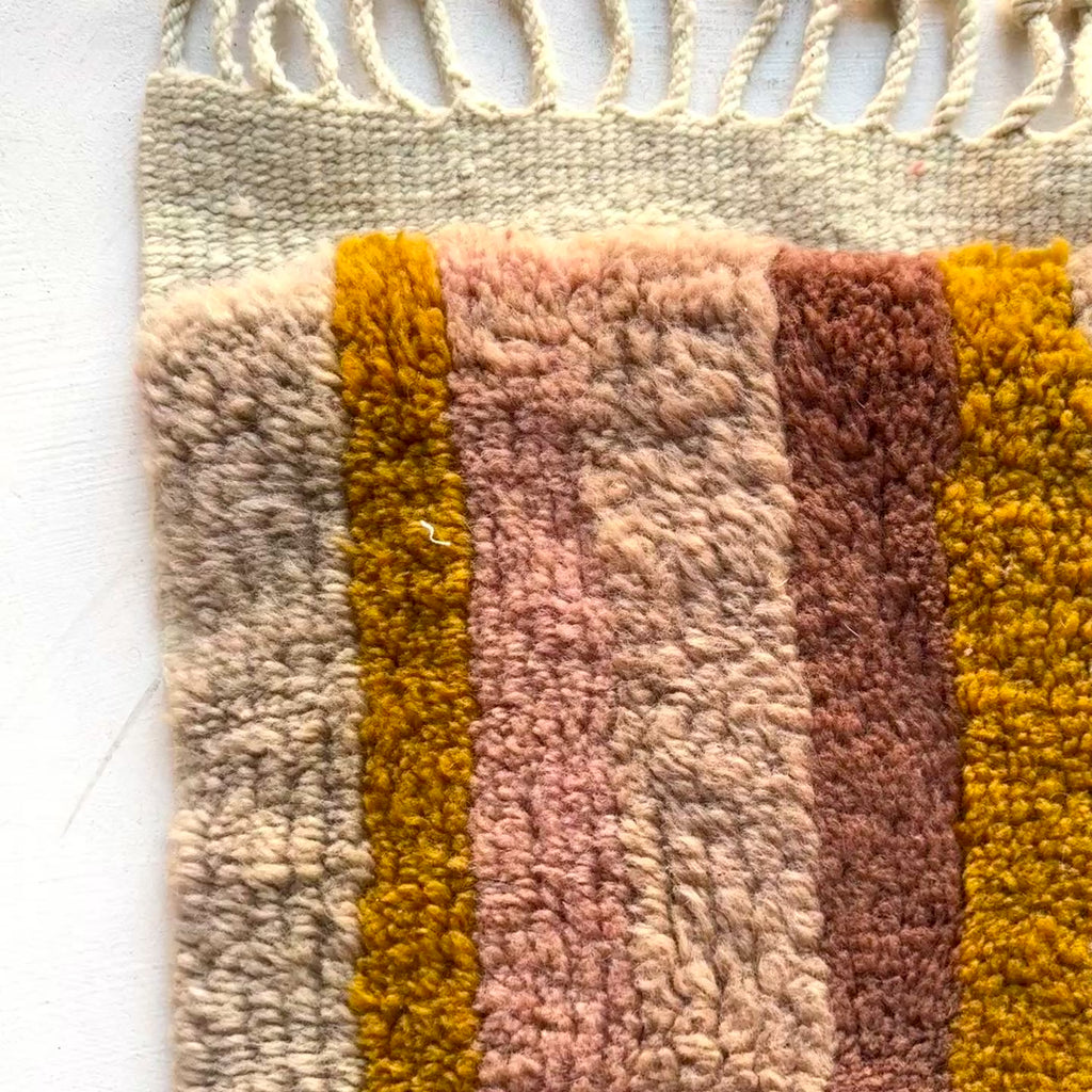 Tapis berbère Mrirt couloir n°3261- Snickers - 323 x 84 cm