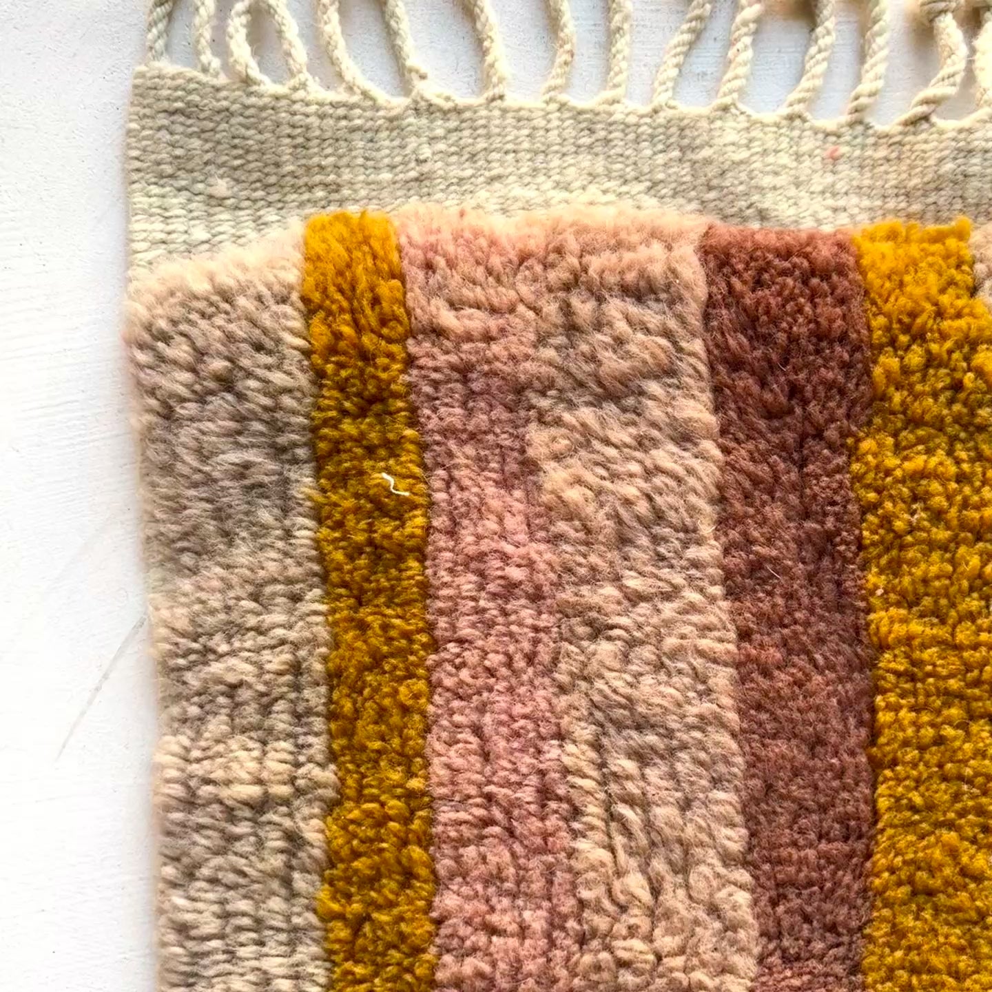 Tapis berbère Mrirt couloir n°3261- Snickers - 323 x 84 cm