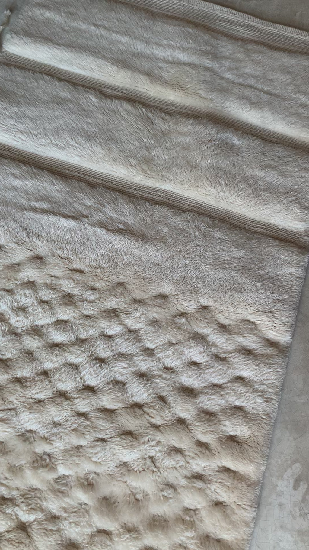 Tapis berbère couloir n°2919 - Nuage - 303 x 98 cm