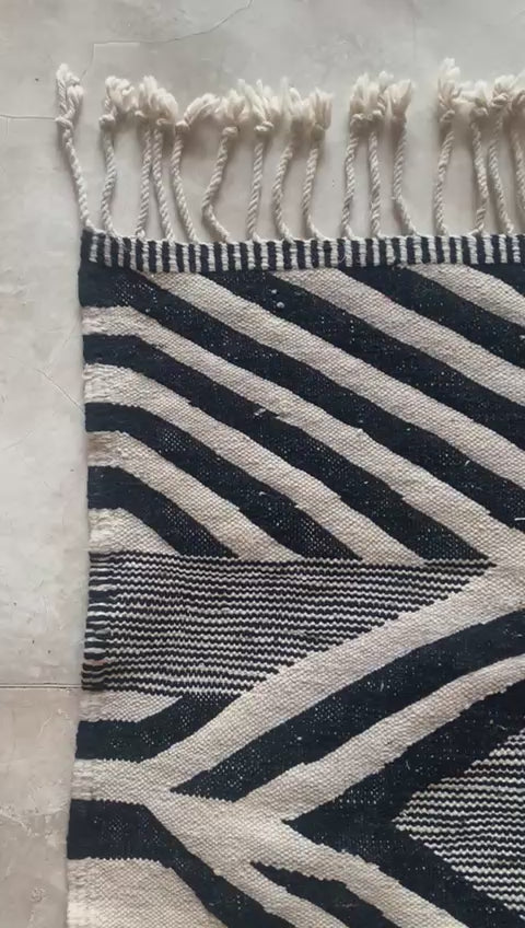 Tapis berbère Kilim n°3077 - Afro - 295 x 178 cm