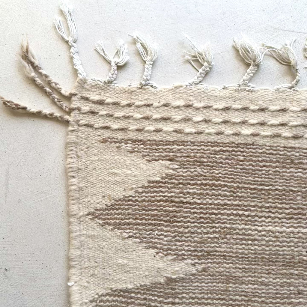 Tapis berbère Kilim n°3299 - Nature - 300 x 183 cm