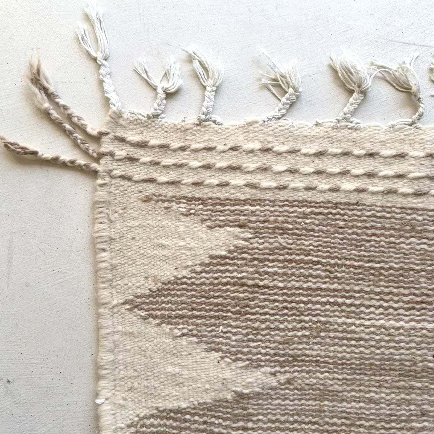 Tapis berbère Kilim n°3299 - Nature - 300 x 183 cm
