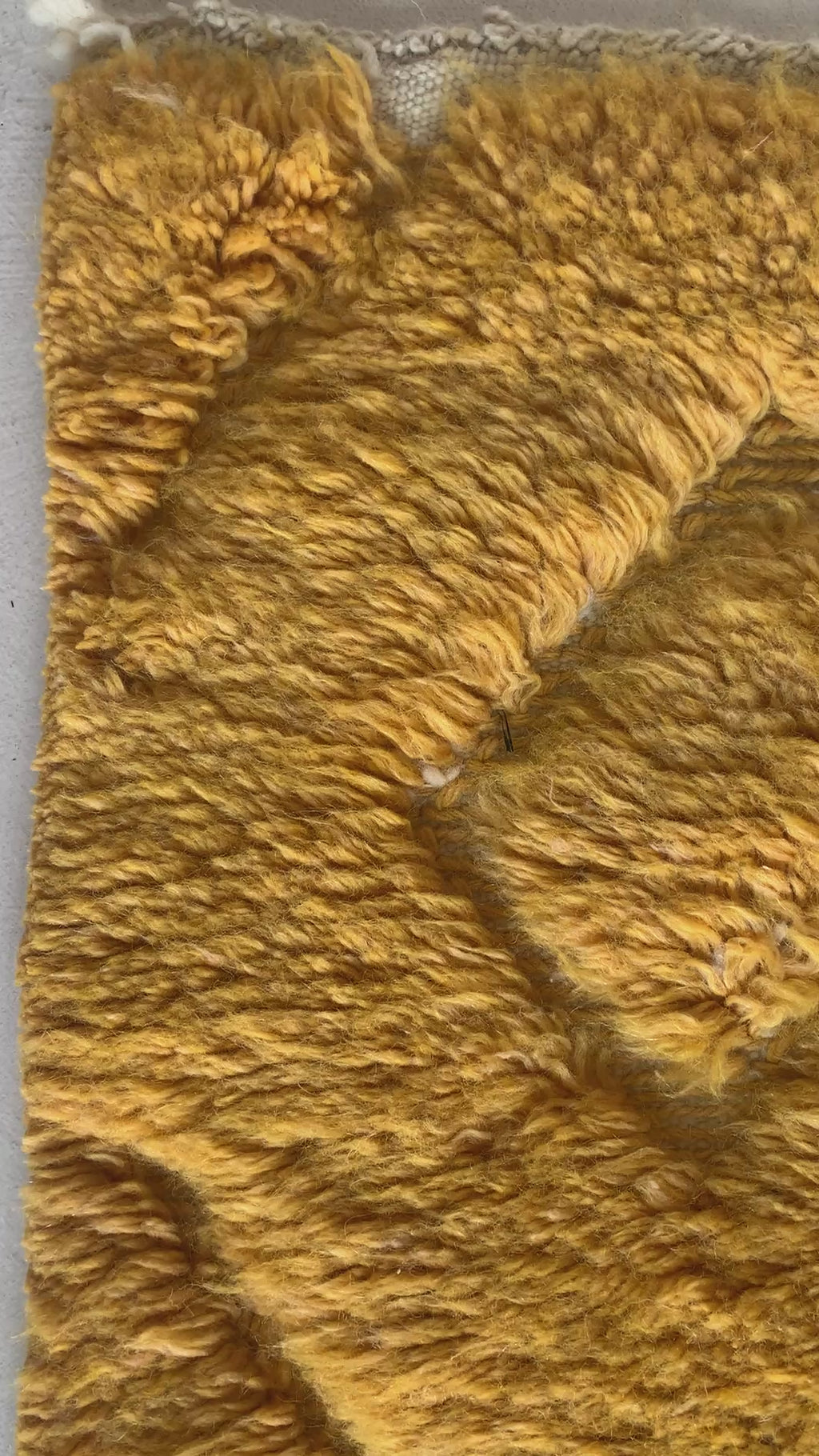 Tapis berbère Mrirt n°3125 - Safran - 313 x 202 cm